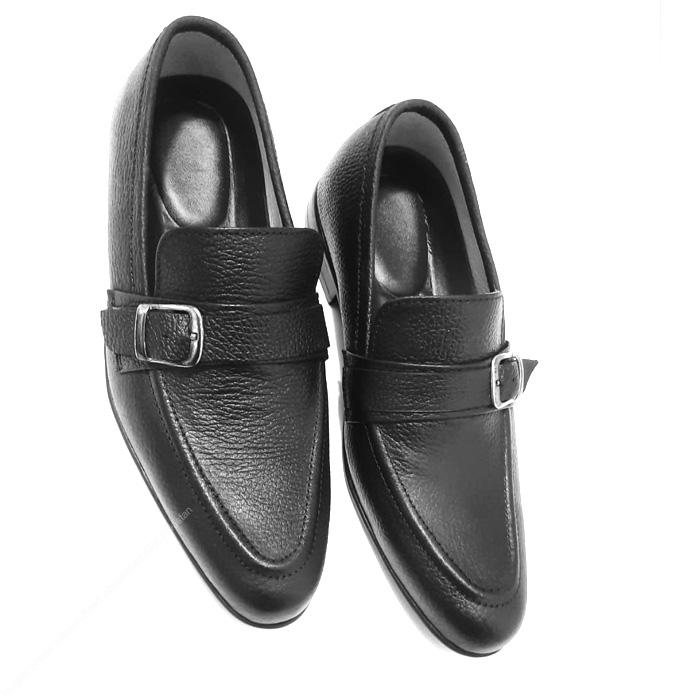 Prestige Black Genuine Leather Loafers – Premium Comfort with Soft Rubber Sole - Image 2