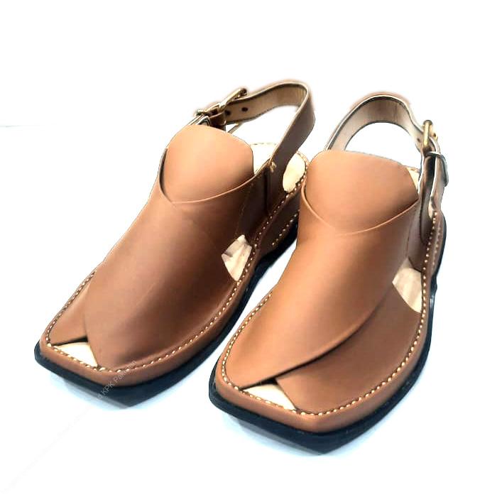 Smart Zalmi Kids Peshawari Chappal – Coffee Brown Edition - Image 2
