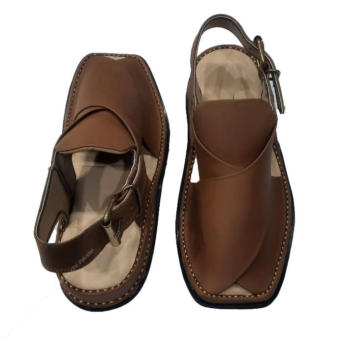 Smart Zalmi Kids Peshawari Chappal – Coffee Brown Edition - Image 4