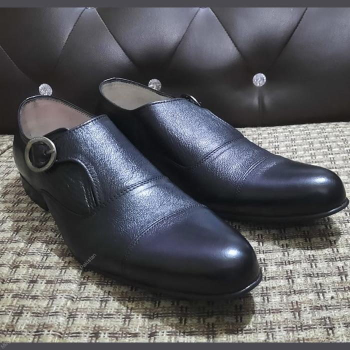 RegalStride Men’s Single Monk Strap Shoes – Handcrafted Pure Genuine Leather - Image 2