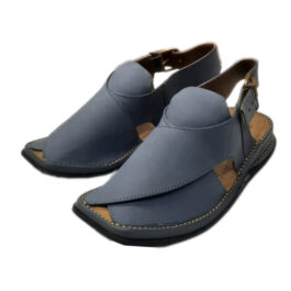 Royal Zalmi Kids Peshawari Chappal – Ash Grey Signature Edition